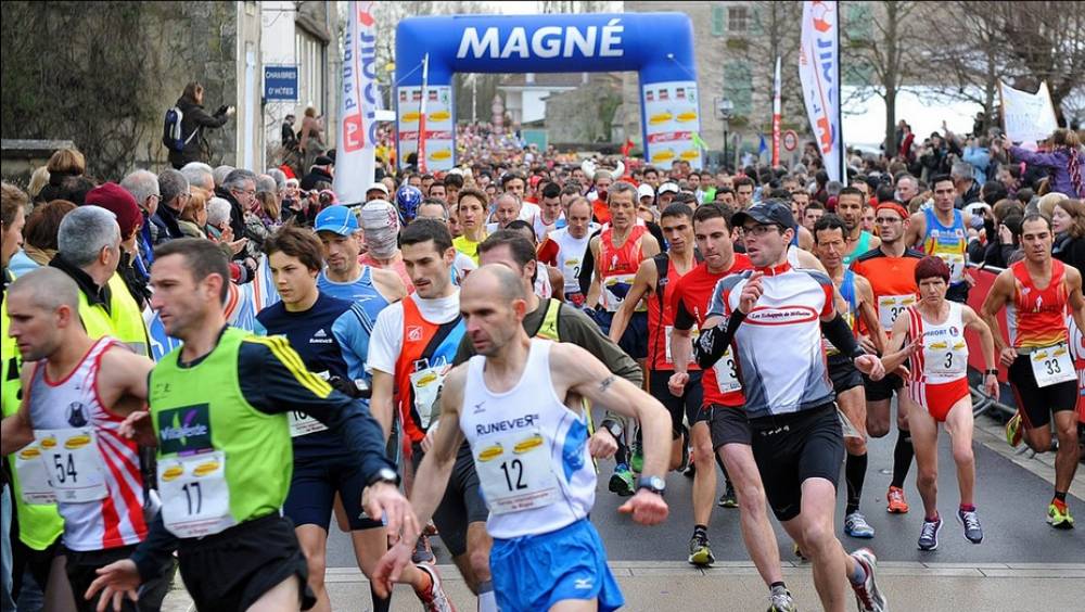 plus de 2000 coureurs la corrida de magne