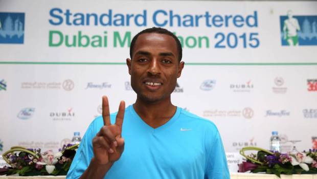 kenenisa bekele un record au marathon de dubai