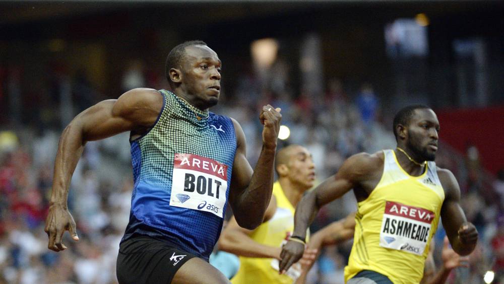 meeting areva usain bolt en guest star