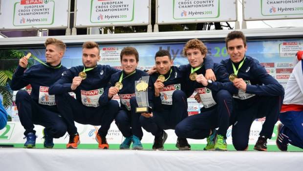 un fabien palcau et une equipe junior de gala