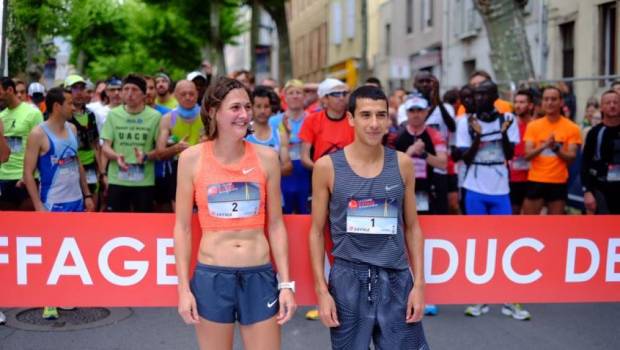 hassan chahdi et laurane picoche remportent la quatrieme edition de la course eiffage du viaduc de millau
