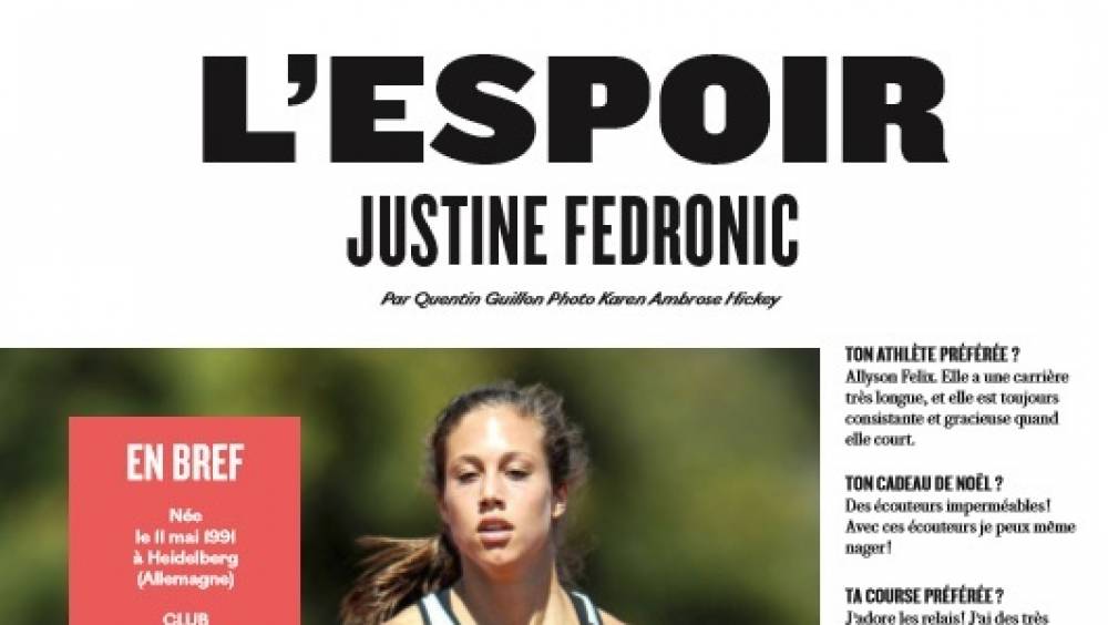 justine fedronic dans vo2 run