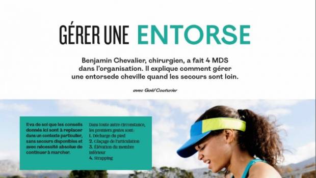 comment gerer une entorse