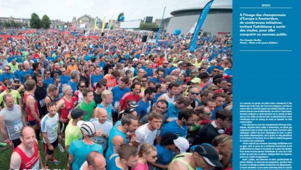 le stade dans le centre ville