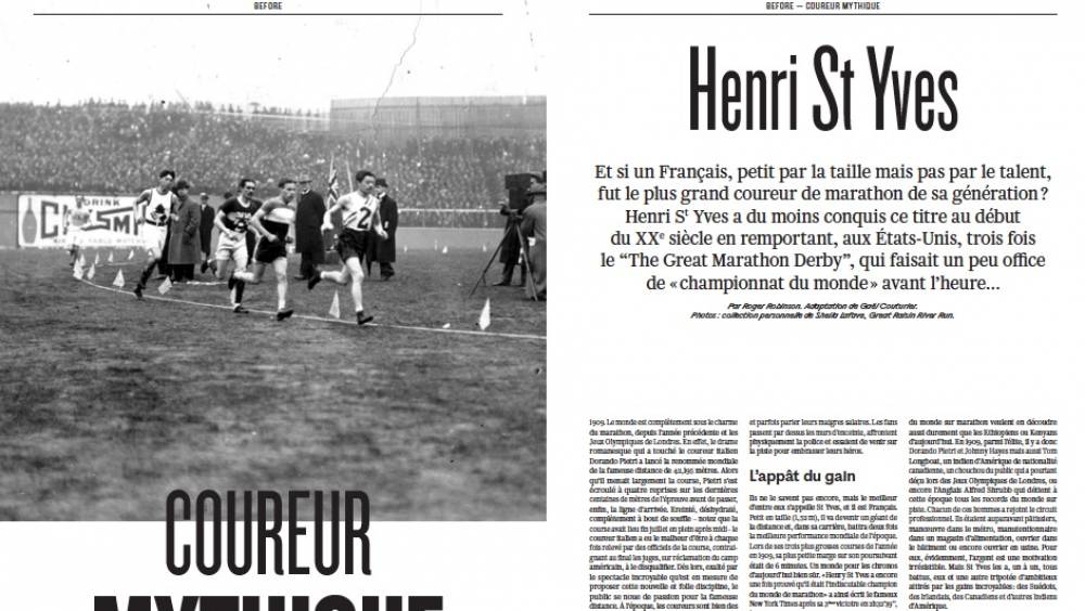 henri saint yves plus grand coureur de marathon de sa generation