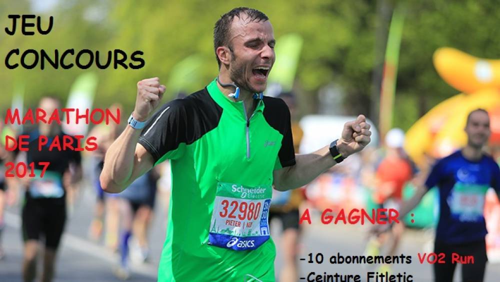 jeu concours marathon de paris 2017