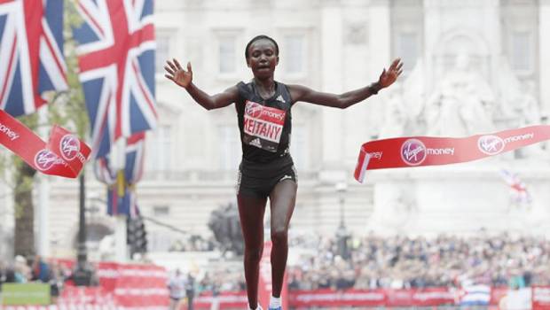 marathon de londres record du monde feminin sans lievre masculin