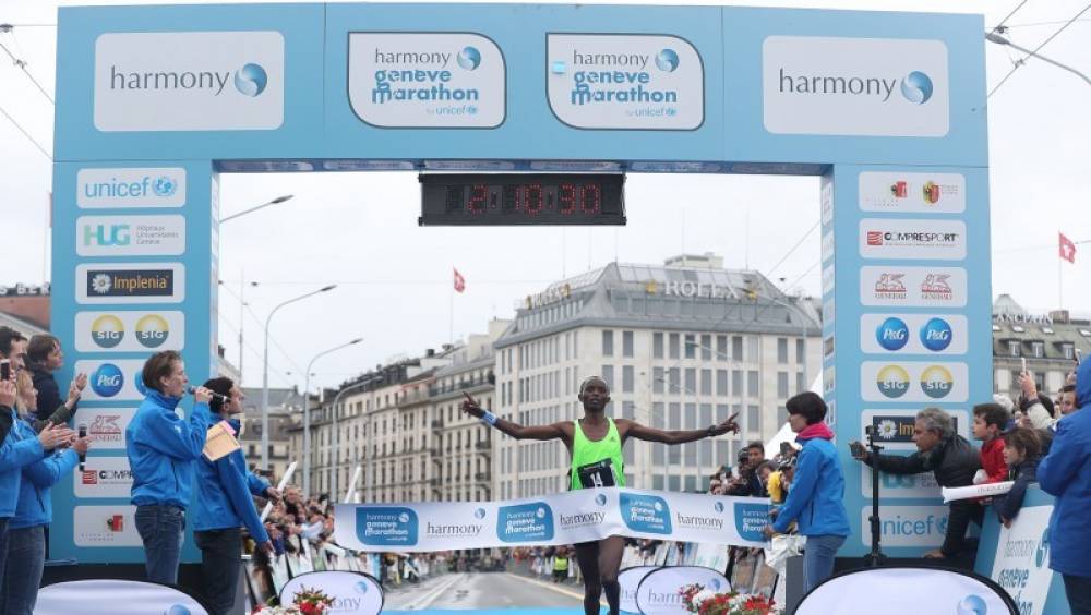 une edition de lharmony geneve marathon for unicef record