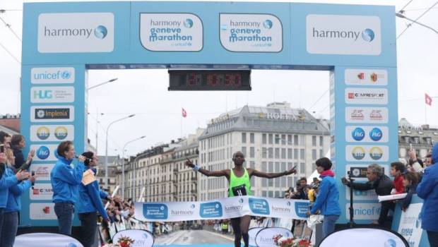une edition de lharmony geneve marathon for unicef record