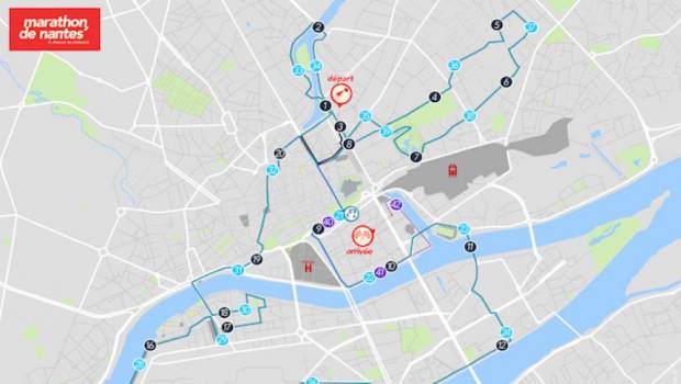 le nouveau parcours du marathon de nantes 2018