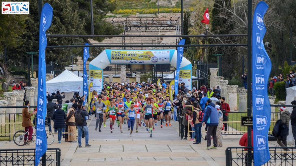 un millier de runners sur le marathon de carthage