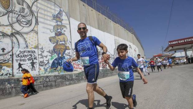 vo2 run 258 le marathon entre les murs en palestine