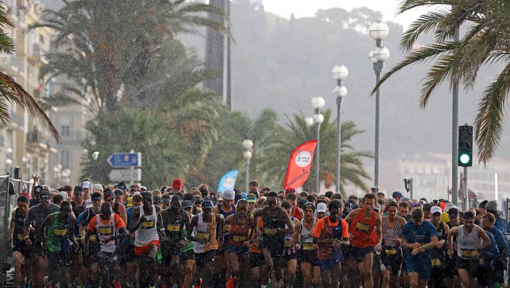 marathon nice cannes les 12 000 coureurs surnagent