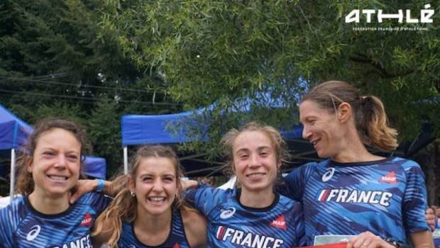 mondiaux de course en montagne les filles portent les bleus