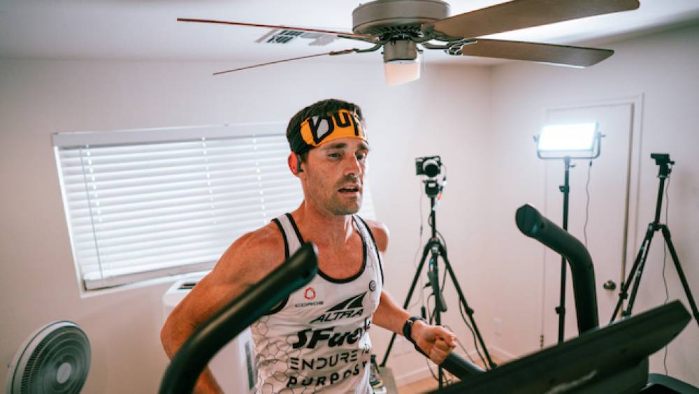 nouveau record du monde des 100 miles sur tapis