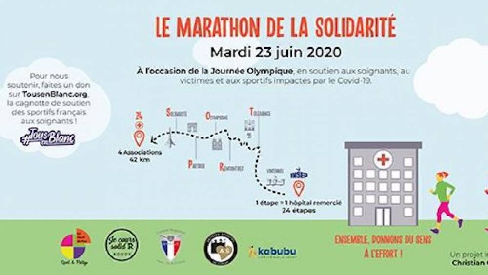 un marathon de la solidarite pour remercier les soignants