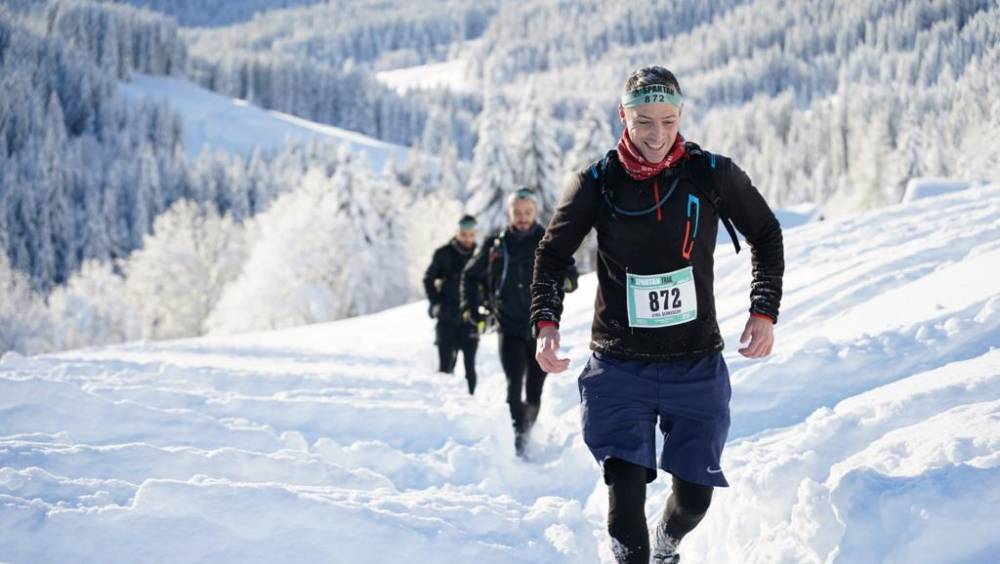 conditions ideales pour le 1er spartan winter trail de morzine