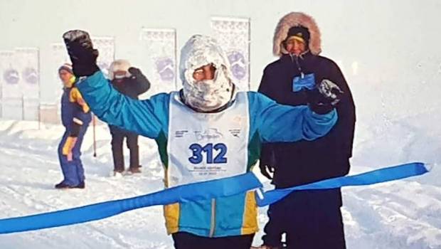 un marathon glacial en siberie