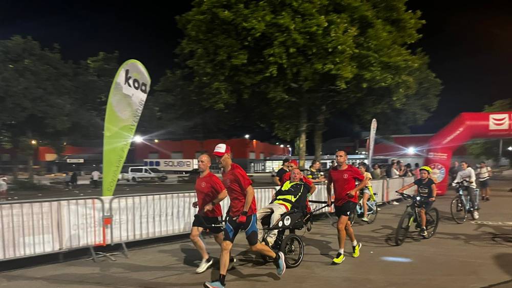 julien grandjean et son guinness record des 24 heures en joelette