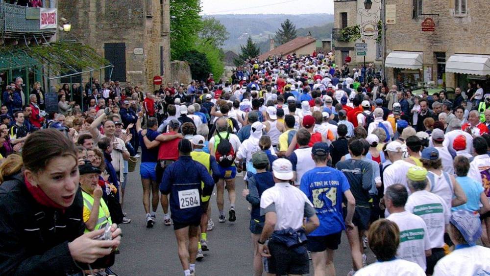 la fin du 100 kilometres de belves