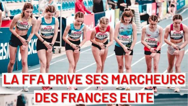 les epreuves de marche exclues des championnats de france en salle